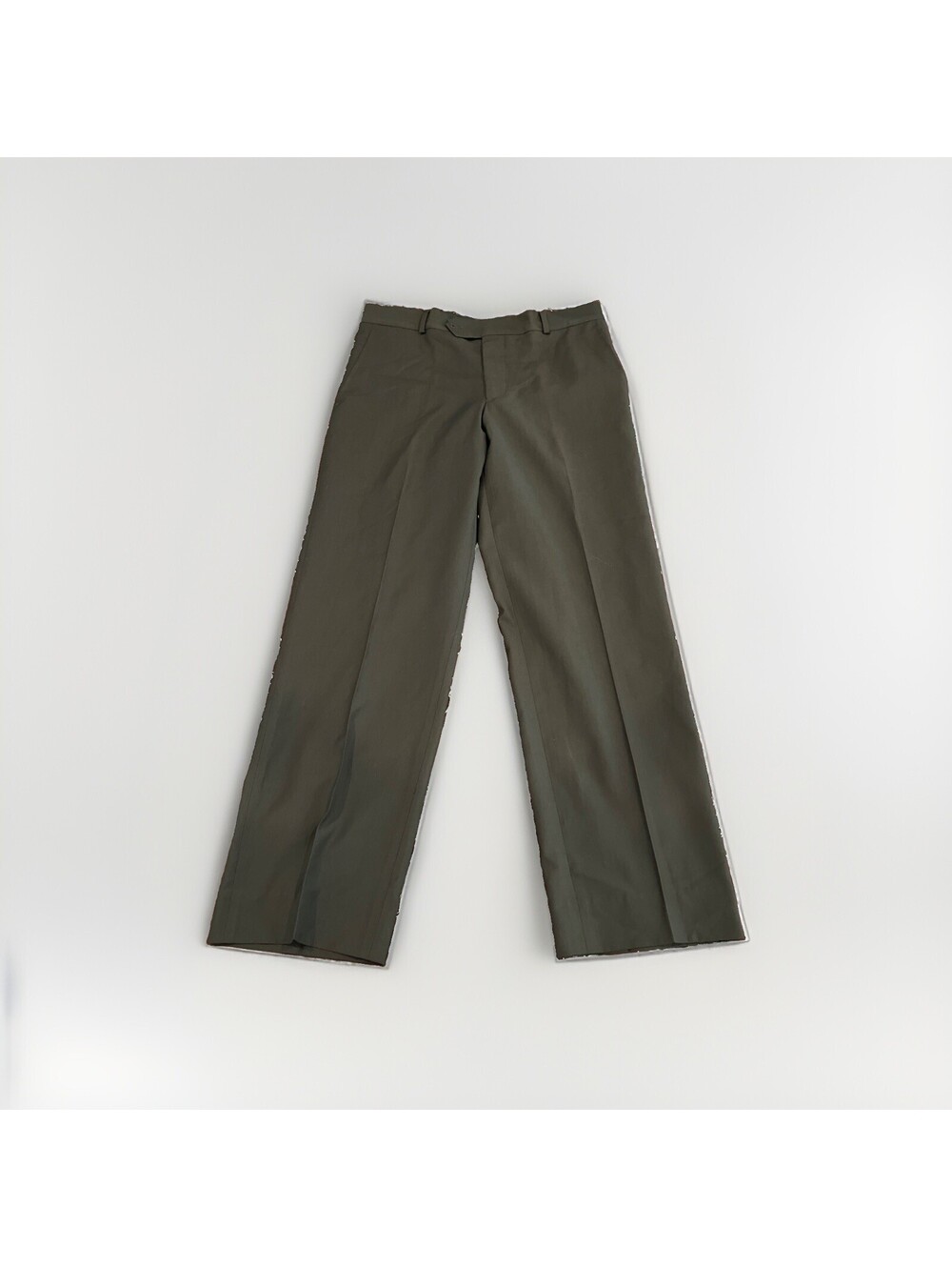 GUCCI MENS DARK CHARCOAL DRESS PANTS 32x29.5 ZEGNA SUPER 120 WOOL ITALY VGC
